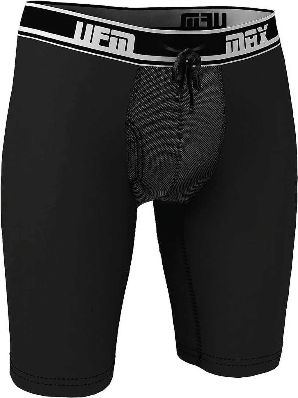 MAX Support Support Gen 9” Adj 3.1 Pouch Boxer UFM Briefs Polyester Underwear Black