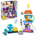 Educational Skills, Fine 3-Year-Olds DUPLO in Ship Space Adventure Rocket 10422 1 LEGO for Learning Discovery and Toy 3 Motor Kids’ Develops Set, Shuttle Preschool Kids Up, Building Space and