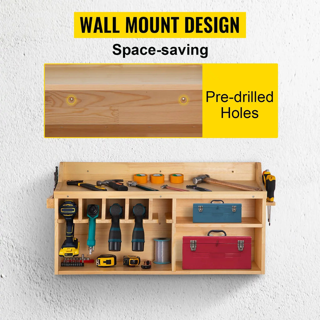 Power BENTISM Slots Holder Wall Wall Mounted Tool 4-shelf Organizer Drill 5 Tool