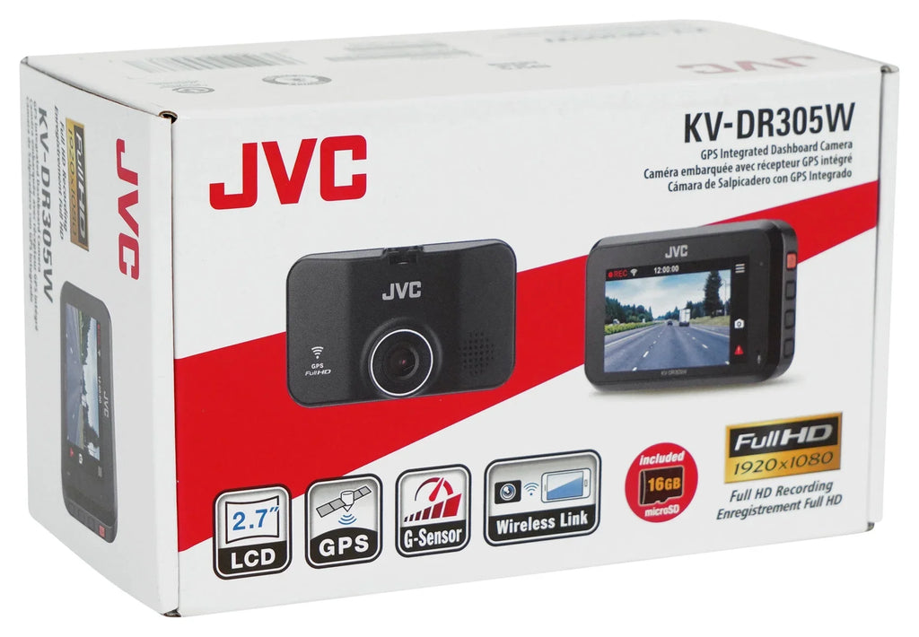 Receiver+Dash Cam Carplay Car KW-Z1000W 10.1" HD Apple Wireless JVC Monitor