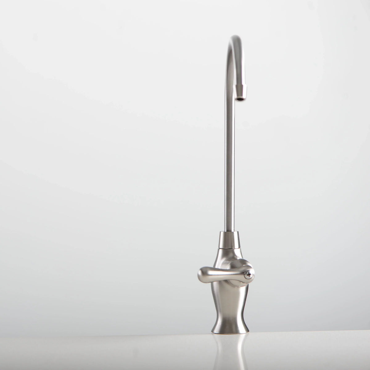 NSF Long-reach Non-Air - Nickel Brushed Faucet Gap Euro-style Disk Ceramic