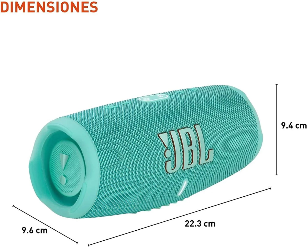 Open Teal Bluetooth 5 JBL Charge Box Speaker
