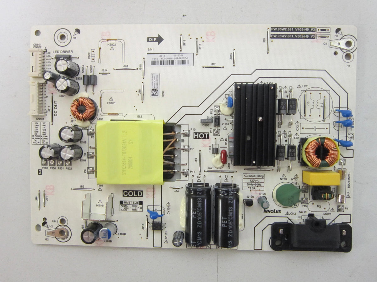 V505-H9 Vizio 6M04B0002L000 Power Supply (PW.95W2.681, B0002L000)