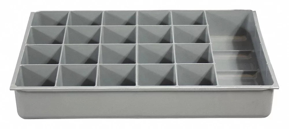 ZO-G6211278 124-95-21-IND 124-95-21-IND DrwInsrt,Gry,21Cmptmnt,PlyPrp,Fit12"Box Mfg Durham