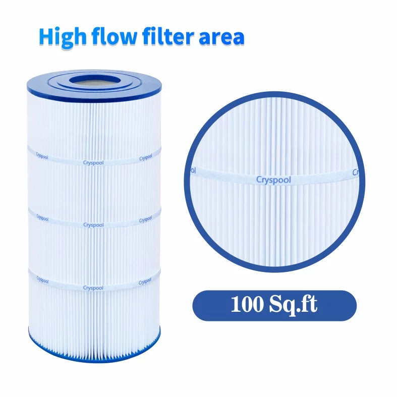 Cryspool PA100S, CX100XRE, 1 sq.ft, Filter Compatible with SwimClear Pack Unicel C100S, C-9440, Pool 100